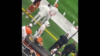 Arch Manning Warming Up Big12 2023 @TexasLonghorns #hookem #big12football #texaslonghorns