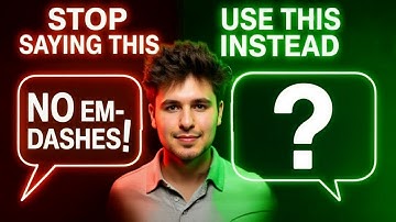 The ONLY ChatGPT Prompt You Need to Fix Em Dashes (—)