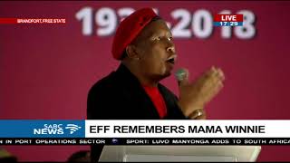 Julius Malema's tribute to Mama Winnie