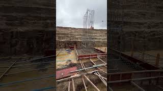 #footing #trapezoidal #raft #shuttering #reinforcement #work #construction #toyota #rohanbuilders