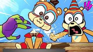 [Animation] Freddy's Birthday Party | Freddy Cake Reaction | FNAF SB Ani Compilation | SLIME CAT