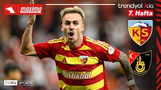Kayserispor - İstanbulspor | 7. Hafta Maç ÖZETİ | Trendyol 1. Lig - 2026/27