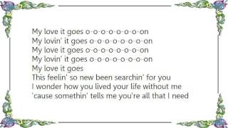 Christina Milian - My Lovin&#39; Goes Lyrics