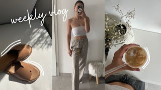 WEEKLY VLOG: Try-on Haul (Pull&Bear), L'Osteria Event, cook with me  uvm. || SASKIA