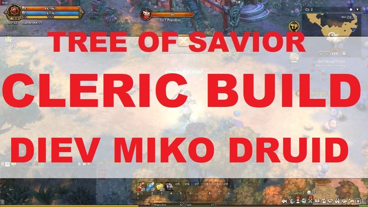 tree of savior miko build  Update 2022  TOS BUILD  - DIEVDIRBYS MIKO DRUID