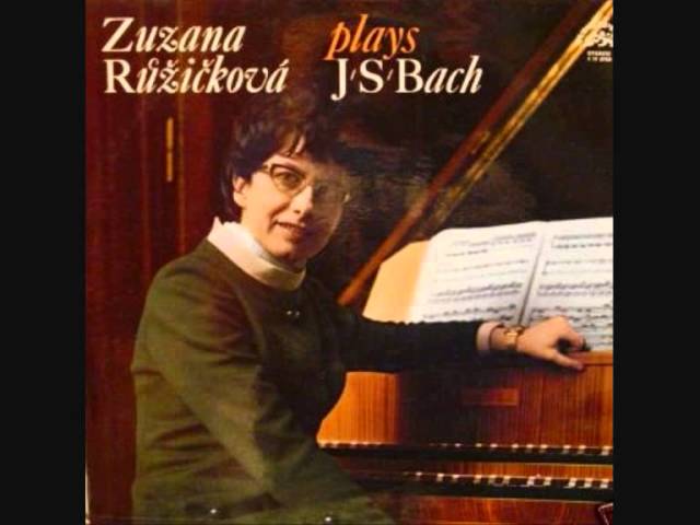 Bach Aria variata alla Maniera Italiana BWV 989, Zuzana Růžičková