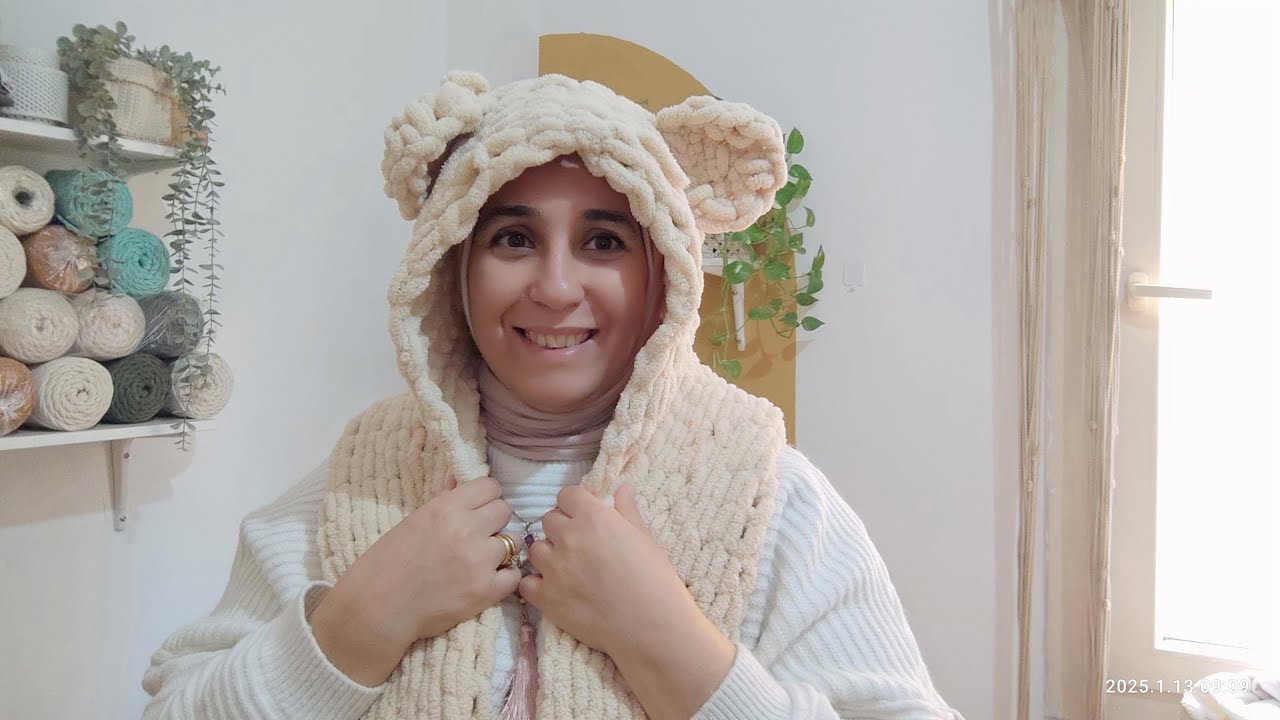 يالا نعمل اسهل كوفيه بكابيشو بخيط البافي للمبتدأين