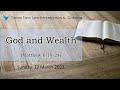 God and wealth matthew 61924 tokyo new life international church 19 march 2023