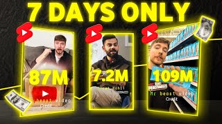 10 Million Views In 7 Days L I Tried Shorts Green Screen To Monetize 1K Subscriber Everyday