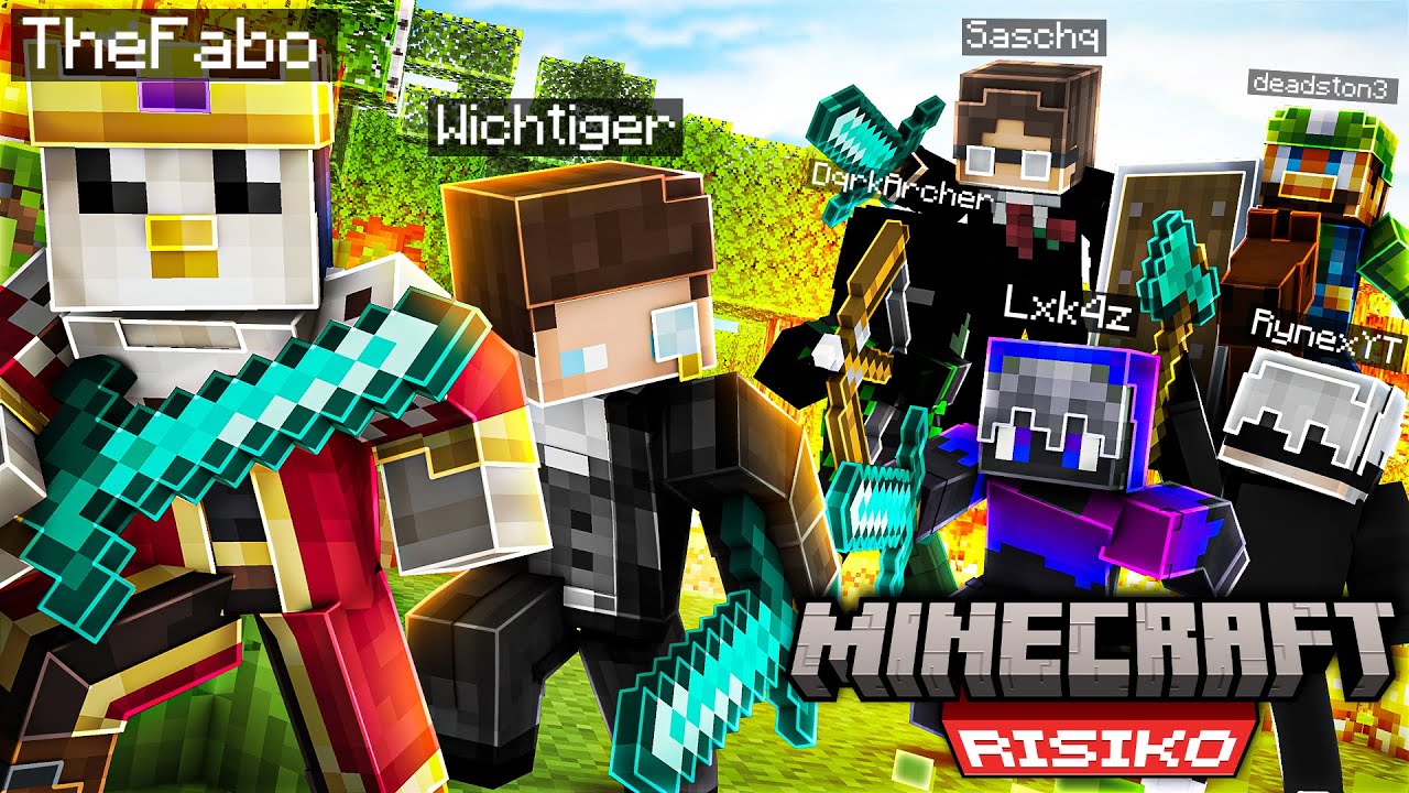 WIR GEGEN DEN GANZEN MINECRAFT RISIKO SERVER (ES IST ESKALIERT)