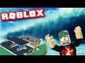 SURVIVING A MASSIVE TIDAL WAVE!? ~ Let's Play Roblox ~ Roblox Natural Disaster Survival Gameplay