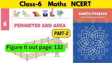 Class 6 Maths Ganita Prakash Chapter 6 Perimeter and Area | Part 2 #grade6maths