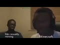 KSI yells at Deji (Minecraft Meme)