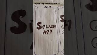 App Shorts Doing research for an app ep 8 part 2