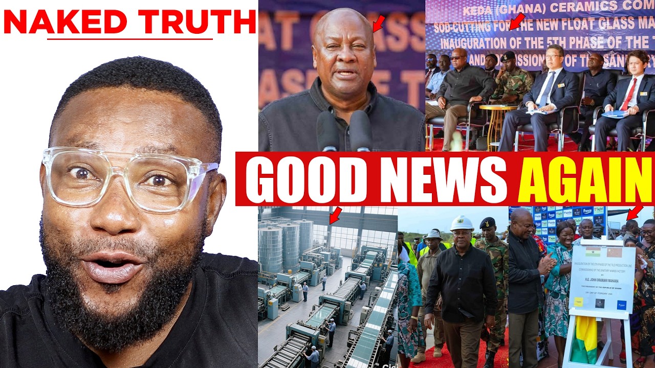 😳WOW! Prez. Mahama building $250 million glass factory, Largest in Africa. 🔥Resetting Ghana