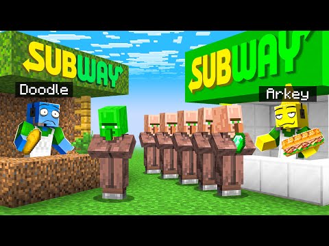 POOR to $1 TRILLION Sandwich Empire in Minecraft