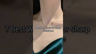 7 Best Workouts for a sharp collarbone ✨🪄#collarbone #workout #7tips #beauty #bodyweightworkout