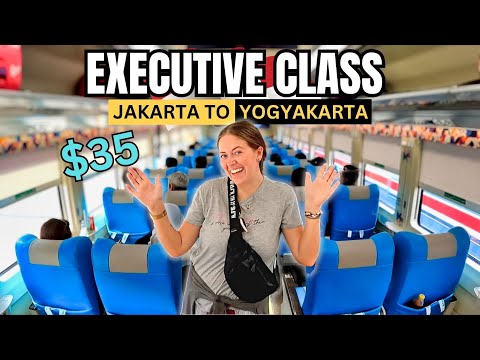 $35 Executive Class Train From Jakarta To Yogyakarta ?? Indonesian Train Travel