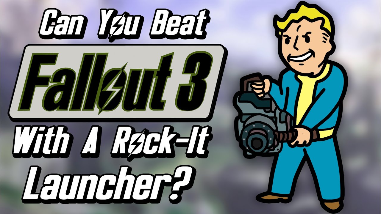 Can You Beat Fallout 3 With Only A Rock-It Launcher? - 10s.vn