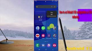 Samsung Galaxy S22 Ultra : How to set Default USB configuration as USB tethering