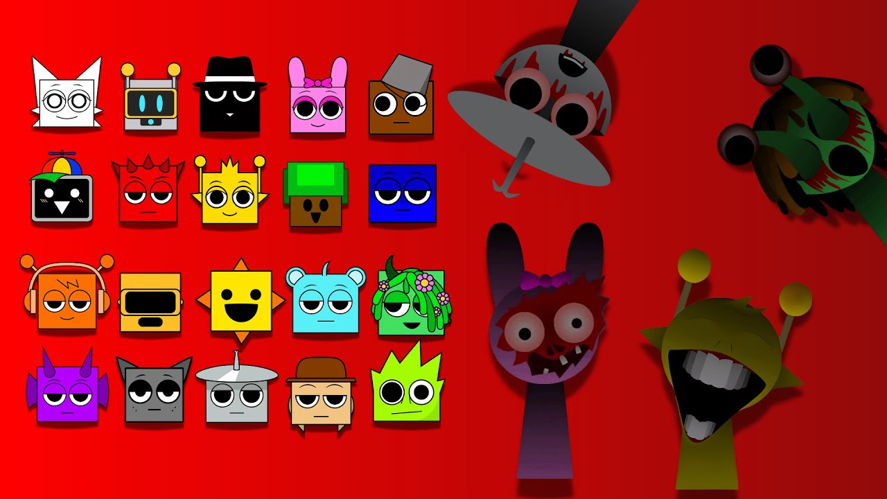 Sprunki Square Race: Nightmare Stage