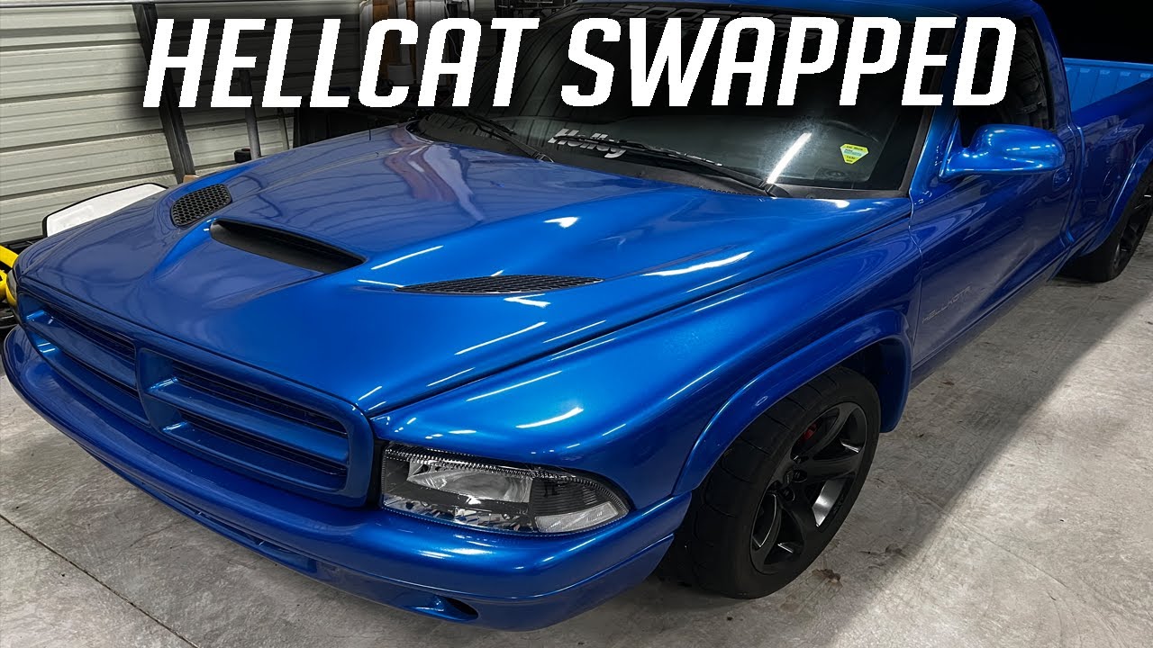 Helllcat Swap Dodge Dakota Gets Some Attention Hellkota Youtube 
