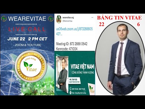 BẢNG TIN VITAE 22/6/2022