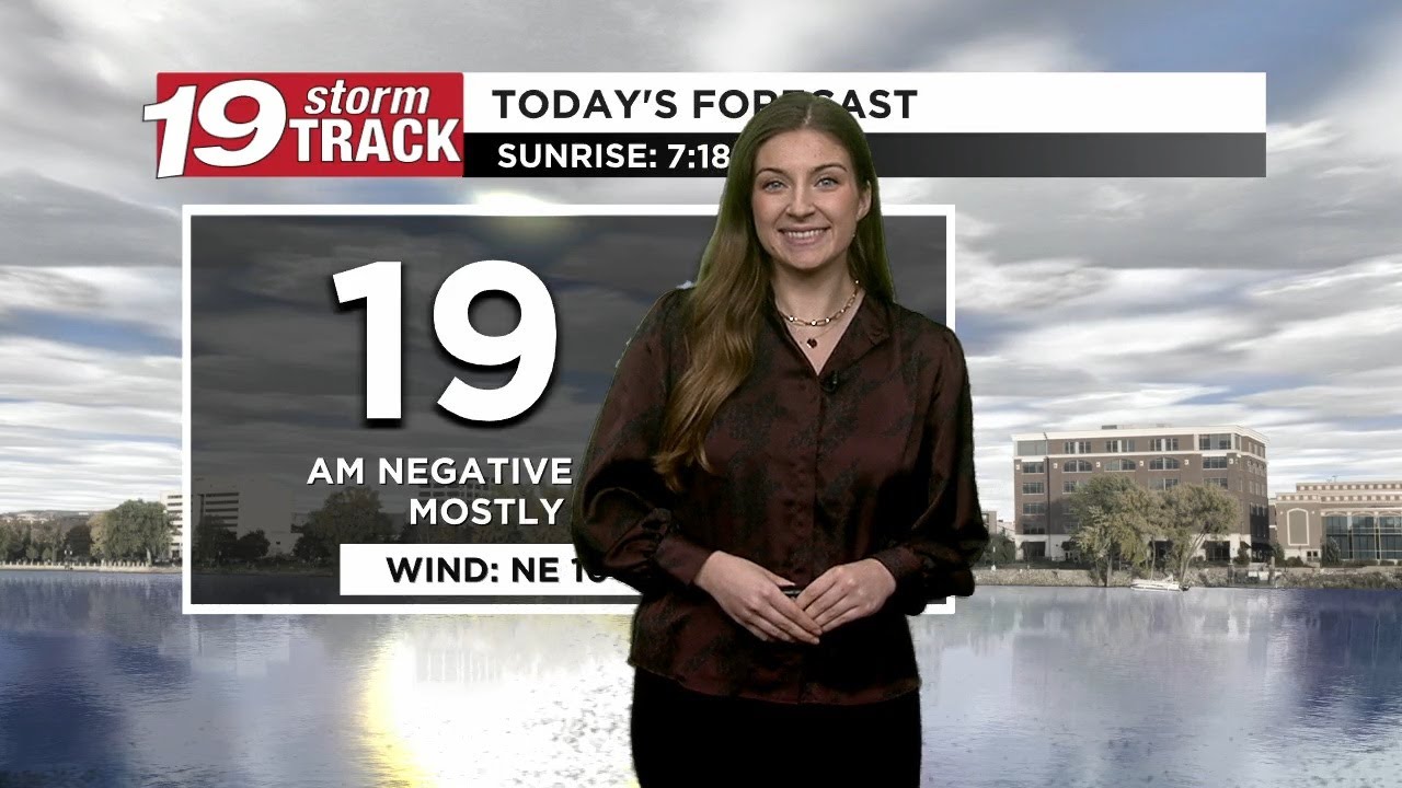 Cold temps for Tuesday before freezing rain Wednesday night. - YouTube