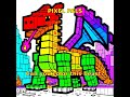 Can you color this Minecraft dragon? #Shorts