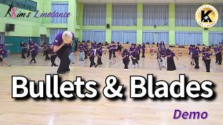 Bullets & Blades Linedance (Demo) 초중급 [Choreo: Marlon Ronkes & Romain Brasme]