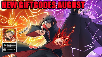 Nindo Fire Will & 3 New Giftcodes August - Naruto RPG Free All 25 LR Android Game