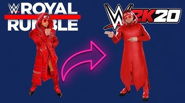 How To Create The Miz Royal Rumble Attire! WWE 2K20 Creation