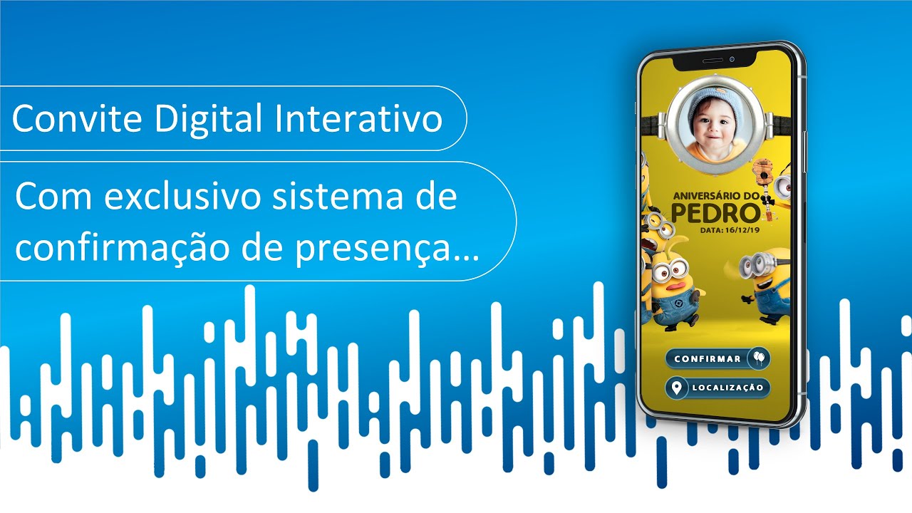 Convite Digital Interativo com RSVP Sistema de Confirmação de Presença -  Bruno Cabral Alves
