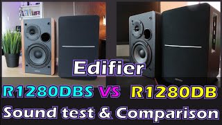 Edifier R1280DBS vs R1280DB Sound Test & Features comparison