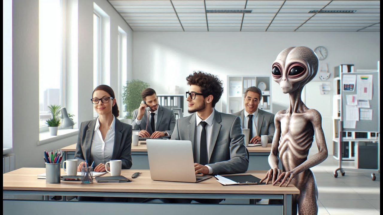 Bring Your Alien to Work Day / Sci-Fi Absurdity / Aliens Go on the Job ...
