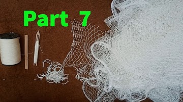 Ready_made net to Cast Net Making / Part 7  || DIY fishing net