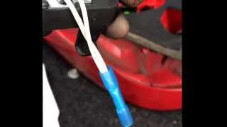 Peugeot 307 common rear light fault caused by burnt out earth in plug and how to fix it easily