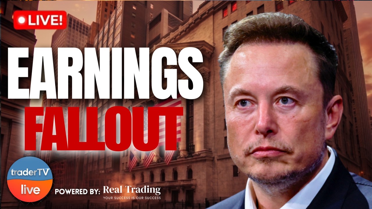 Google and Tesla Earnings Rattle Stocks as Oil Erupts Past 0 | Stock Market Live