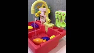 2021 kitchen sink with water faucet indoor toys & game for home 🤩❤️ | #shorts play master #toys screenshot 4
