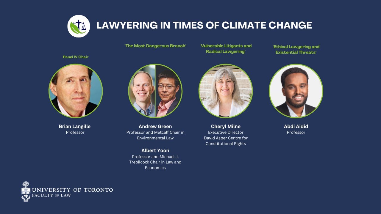 Panel 4 - Lawyering in Times of Climate Change - YouTube