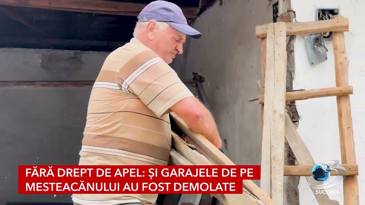 Fără drept de apel: și garajele de pe Mesteacănului au fost demolate