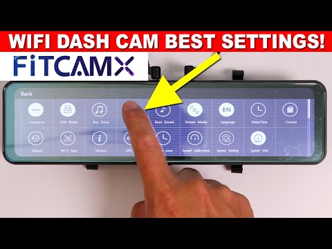 Coxpal A11T Triple Dash Cam Full Menu & Recommended Settings (2K, HD, GPS,  WIFI App, Park Monitor) 