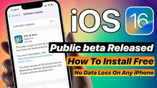 iOS 16 Public Beta Released - Install for free on any iPhone in Hindi | But should you Install? screenshot 1