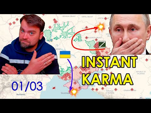 Update from Ukraine | Ruzzia bombs itself in agony | Ukraine hit Sevastopol | Instant Karma