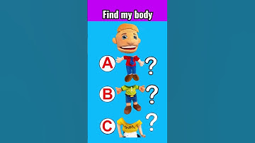 Guess The Body of The SML Character #sml #smljeffy #supermariologan
