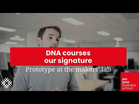 DNA courses, our signature: Prototype at the makers' lab