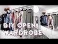 DIY IKEA Open Wardrobe | How to Wardrobe Organising | Louise Henry