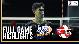 CRISS CROSS vs CIGNAL | FULL GAME HIGHLIGHTS | 2024 SPIKERS’ TURF OPEN CONFERENCE |  MAY 10, 2024 screenshot 1