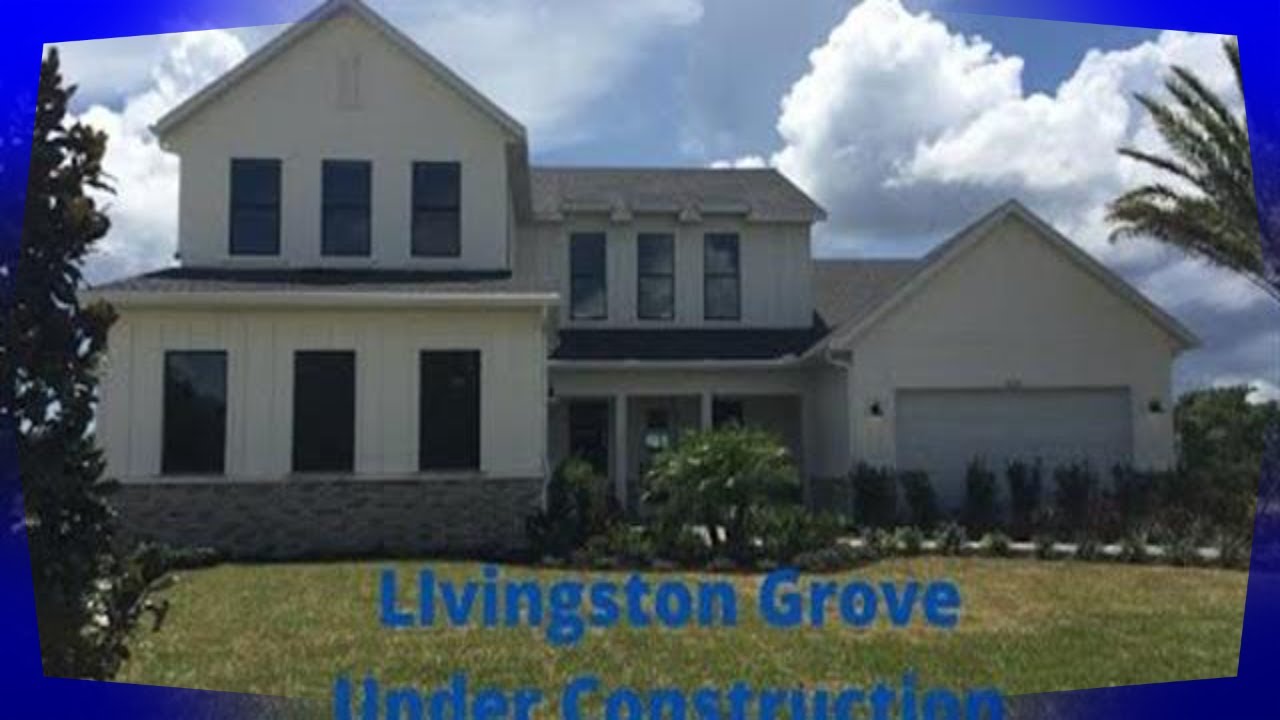 New Homes for Sale Livingston Grove Lutz Florida YouTube