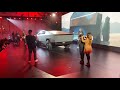 2nd Tesla CyberTruck Arrives on Stage at Unveiling Event